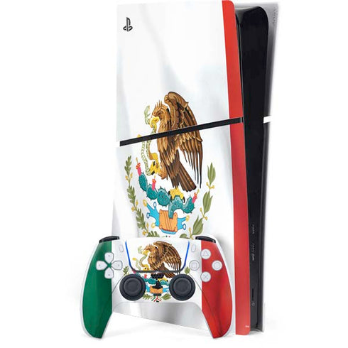 Mexico Flag PS5 Slim Digital Edition Console Skin